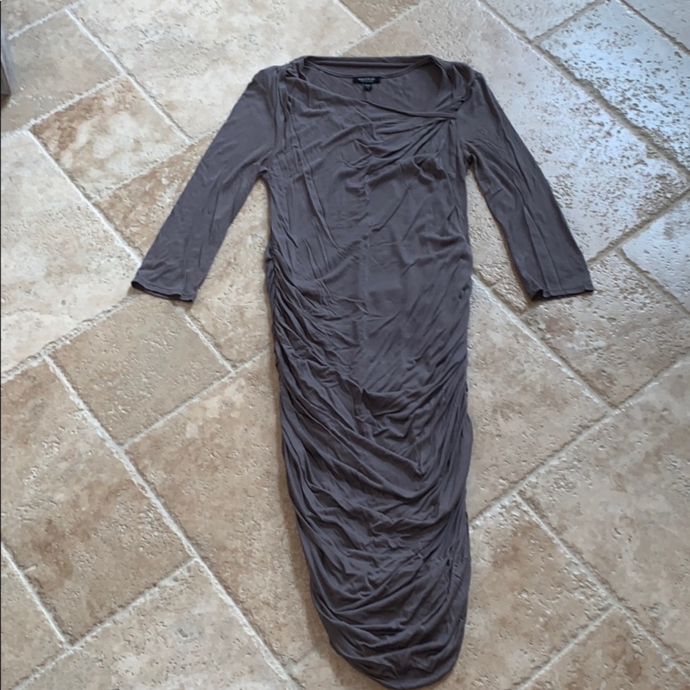 Asymmetrical neckline maternity size small dress